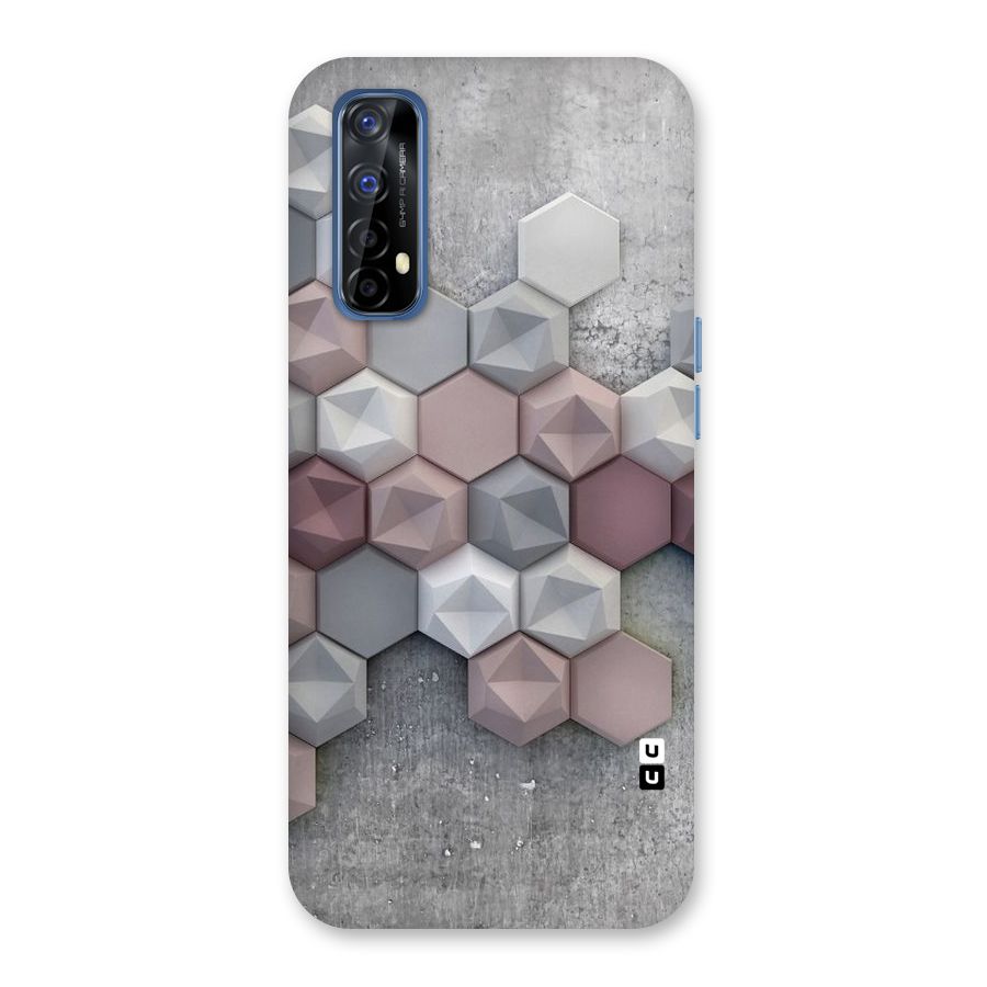 Cute Hexagonal Pattern Back Case for Realme Narzo 20 Pro