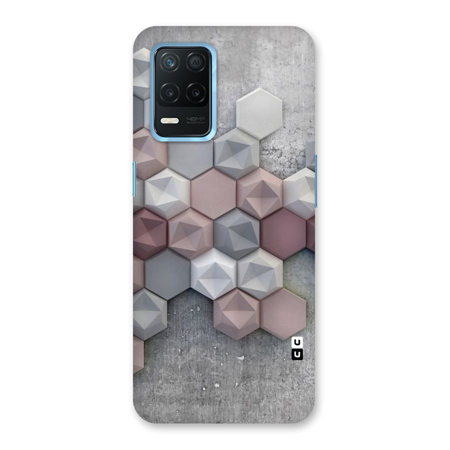 Cute Hexagonal Pattern Back Case for Realme Narzo 30 5G