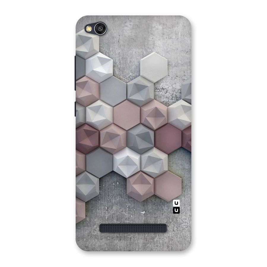 Cute Hexagonal Pattern Back Case for Redmi 4A
