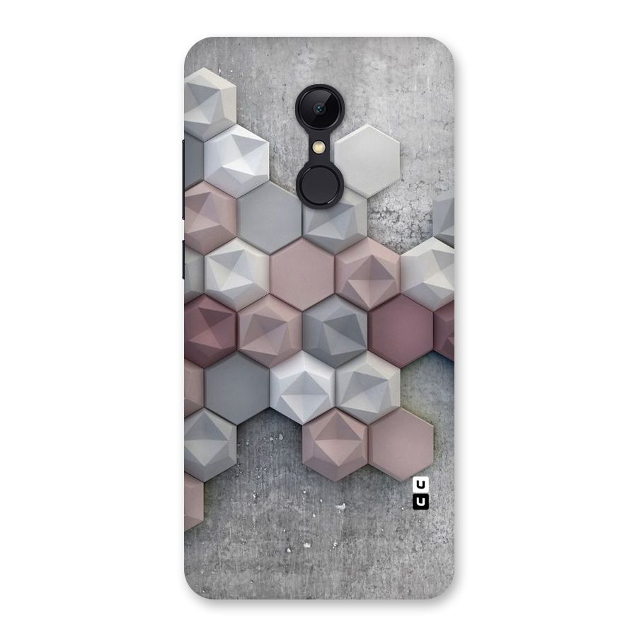 Cute Hexagonal Pattern Back Case for Redmi 5
