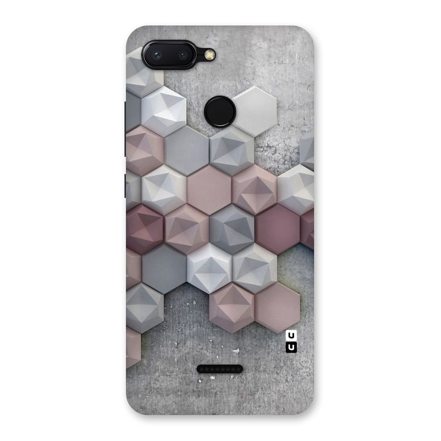 Cute Hexagonal Pattern Back Case for Redmi 6