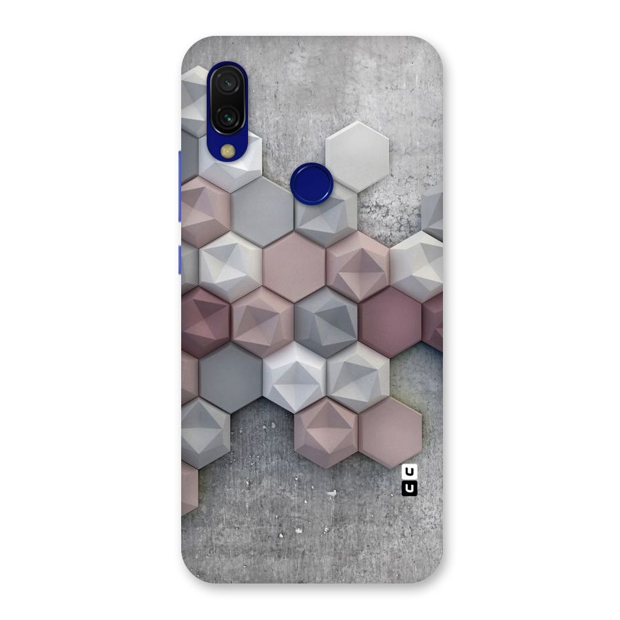 Cute Hexagonal Pattern Back Case for Redmi 7