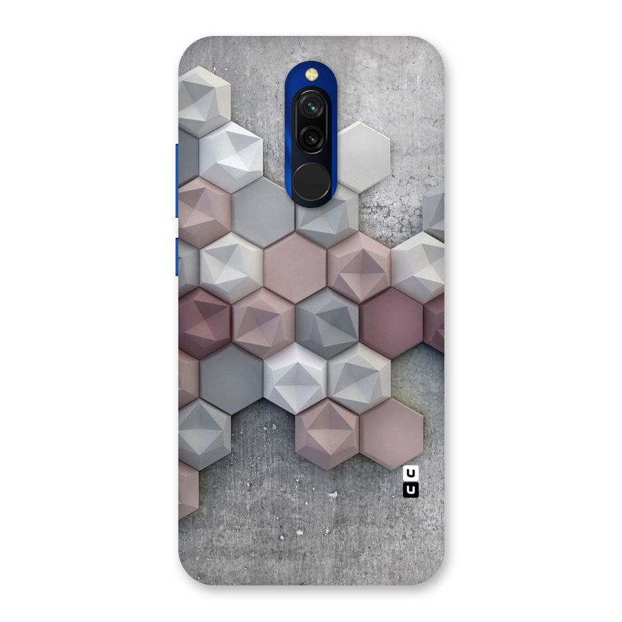 Cute Hexagonal Pattern Back Case for Redmi 8