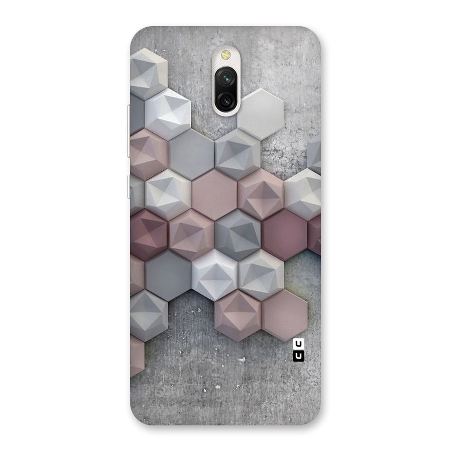Cute Hexagonal Pattern Back Case for Redmi 8A Dual
