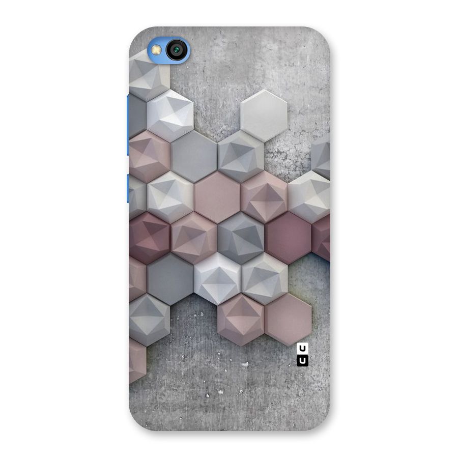 Cute Hexagonal Pattern Back Case for Redmi Go
