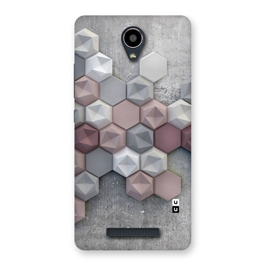 Cute Hexagonal Pattern Back Case for Redmi Note 2