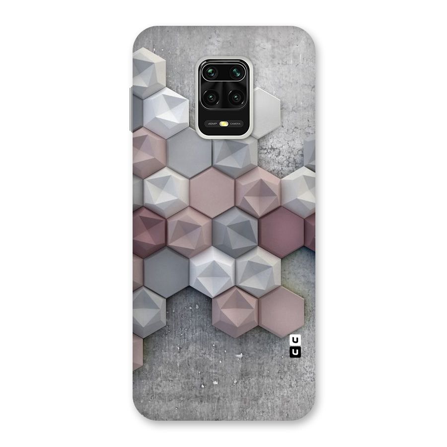Cute Hexagonal Pattern Back Case for Redmi Note 9 Pro Max