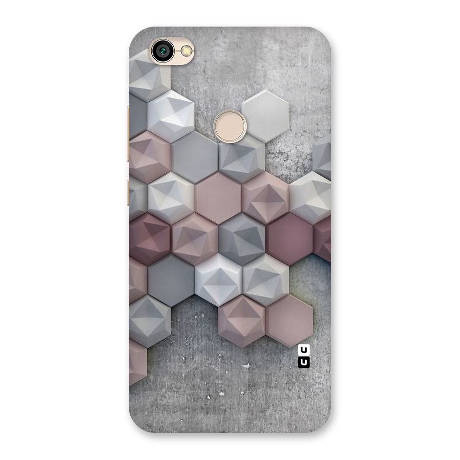 Cute Hexagonal Pattern Back Case for Redmi Y1 2017