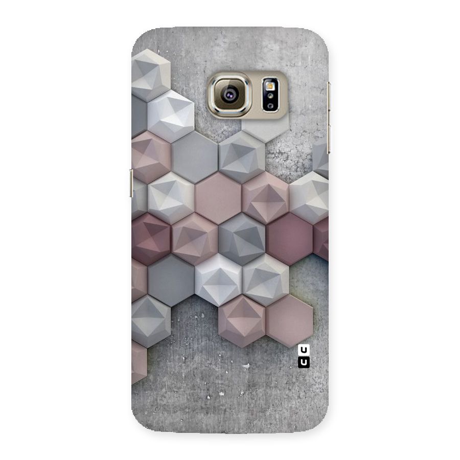 Cute Hexagonal Pattern Back Case for Samsung Galaxy S6 Edge