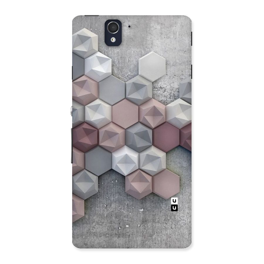 Cute Hexagonal Pattern Back Case for Sony Xperia Z