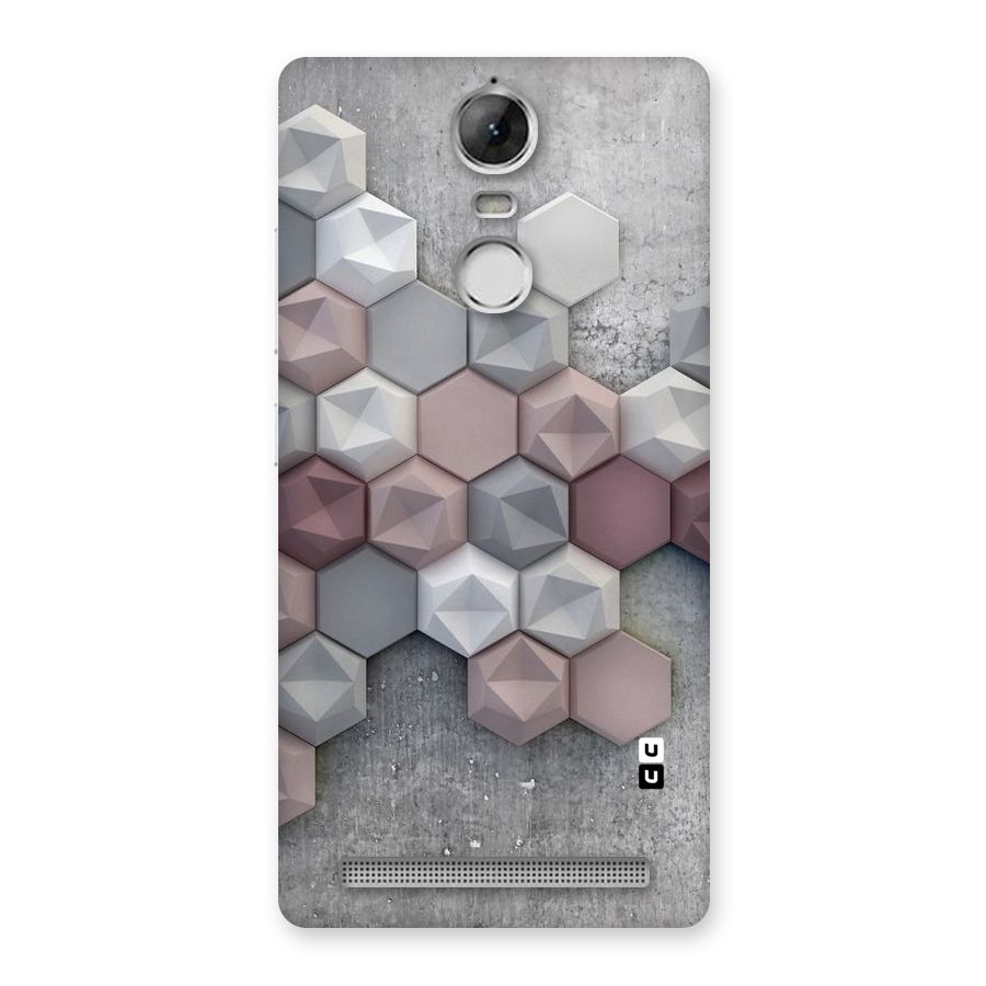Cute Hexagonal Pattern Back Case for Vibe K5 Note