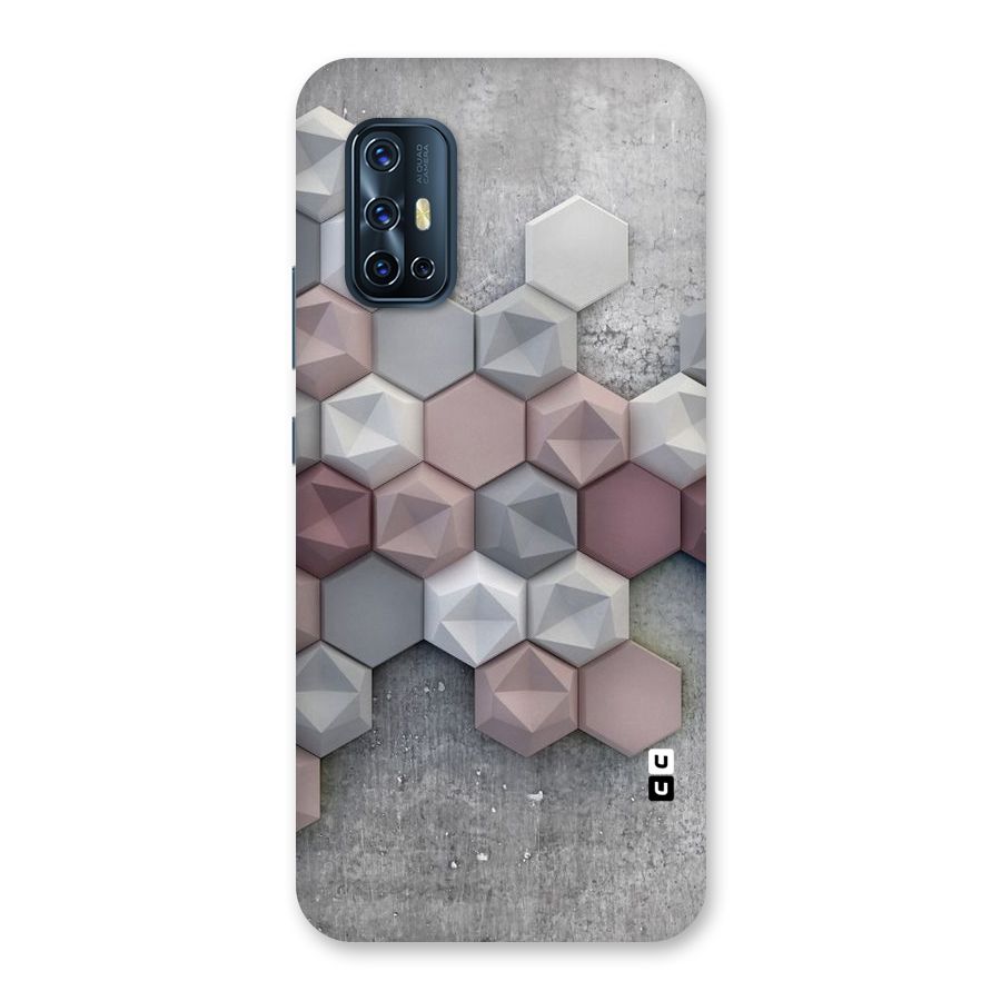 Cute Hexagonal Pattern Back Case for Vivo V17