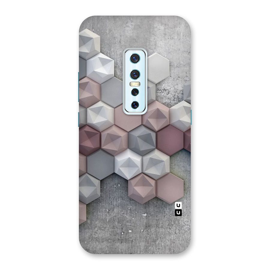 Cute Hexagonal Pattern Back Case for Vivo V17 Pro