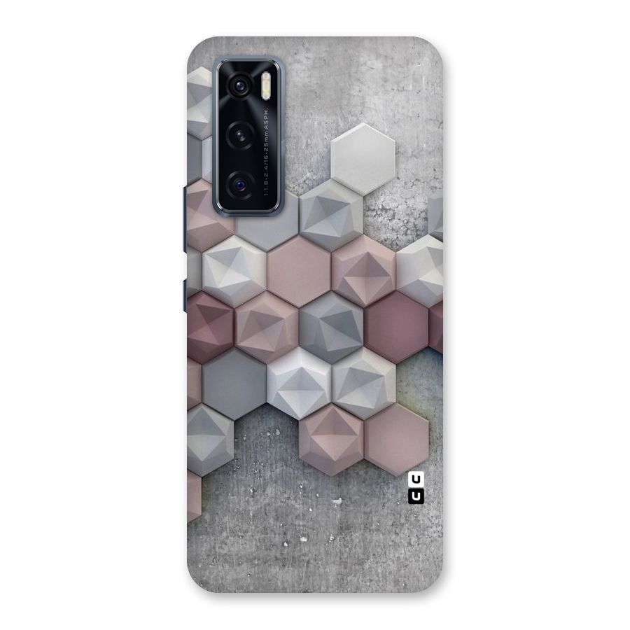 Cute Hexagonal Pattern Back Case for Vivo V20 SE