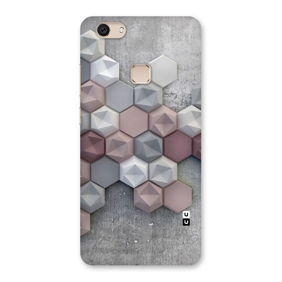 Cute Hexagonal Pattern Back Case for Vivo V7