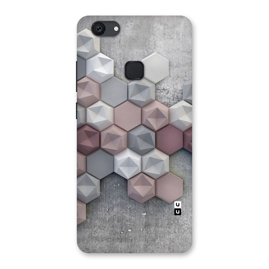 Cute Hexagonal Pattern Back Case for Vivo V7 Plus