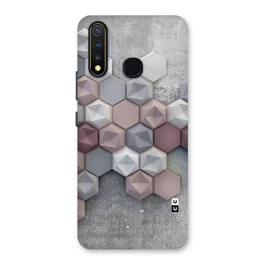 Cute Hexagonal Pattern Back Case for Vivo Y19