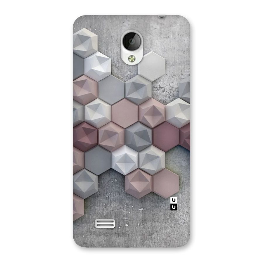 Cute Hexagonal Pattern Back Case for Vivo Y21