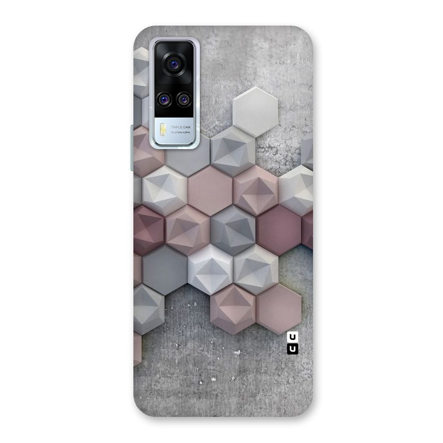 Cute Hexagonal Pattern Back Case for Vivo Y31
