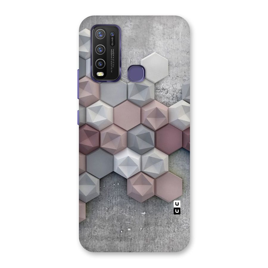 Cute Hexagonal Pattern Back Case for Vivo Y50