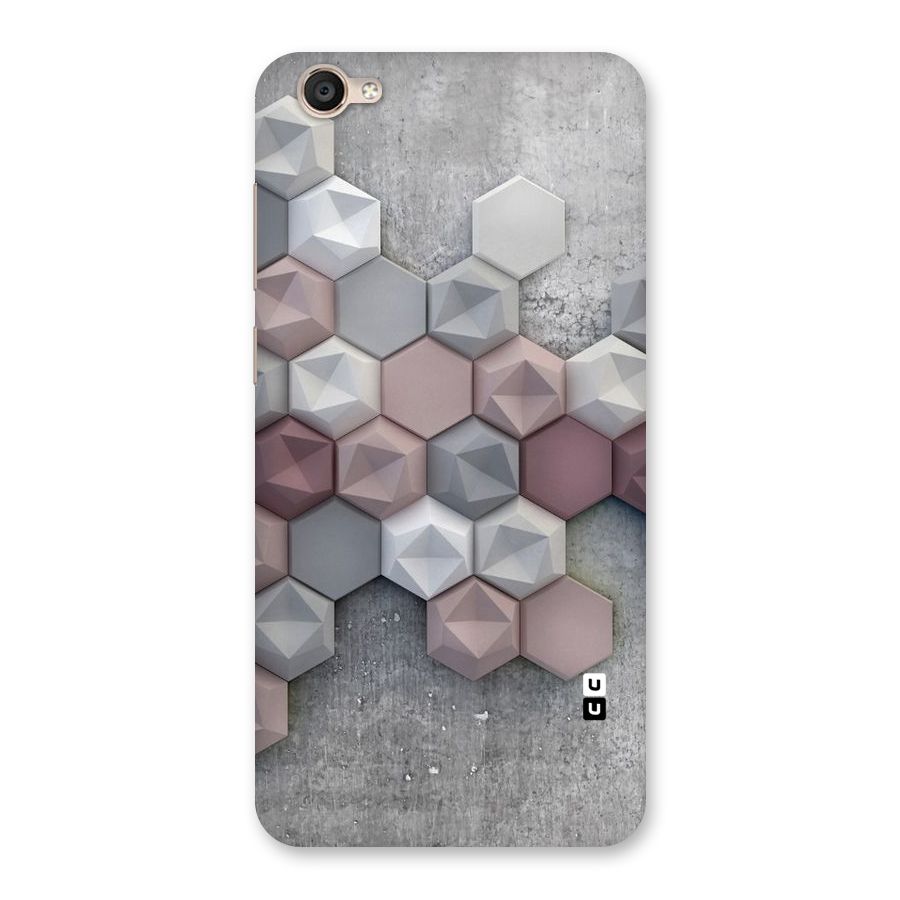 Cute Hexagonal Pattern Back Case for Vivo Y55