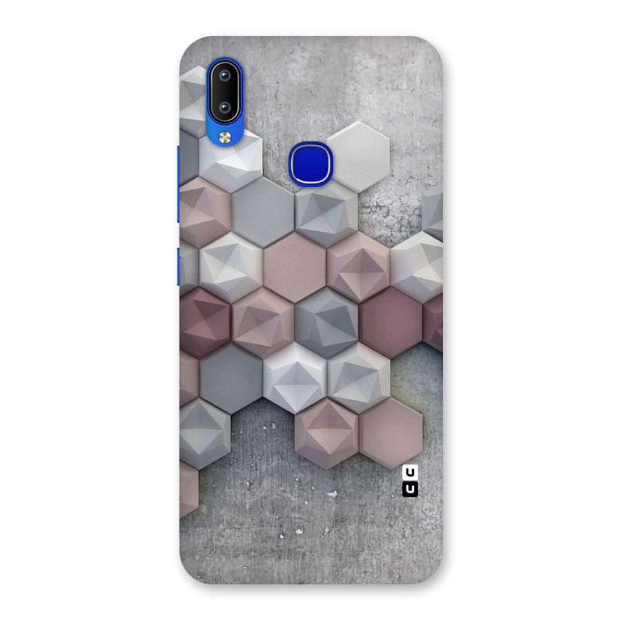 Cute Hexagonal Pattern Back Case for Vivo Y91