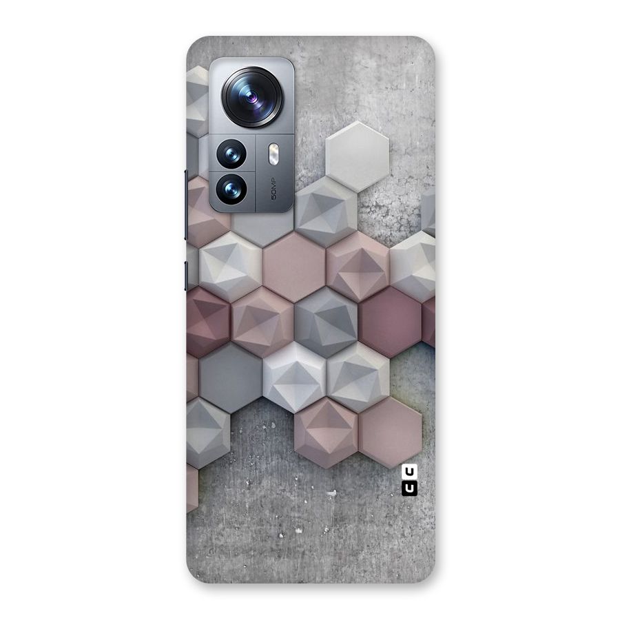 Cute Hexagonal Pattern Back Case for Xiaomi 12 Pro
