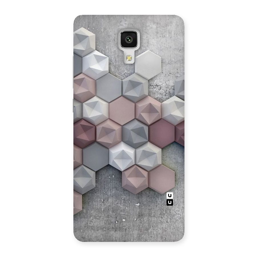 Cute Hexagonal Pattern Back Case for Xiaomi Mi 4