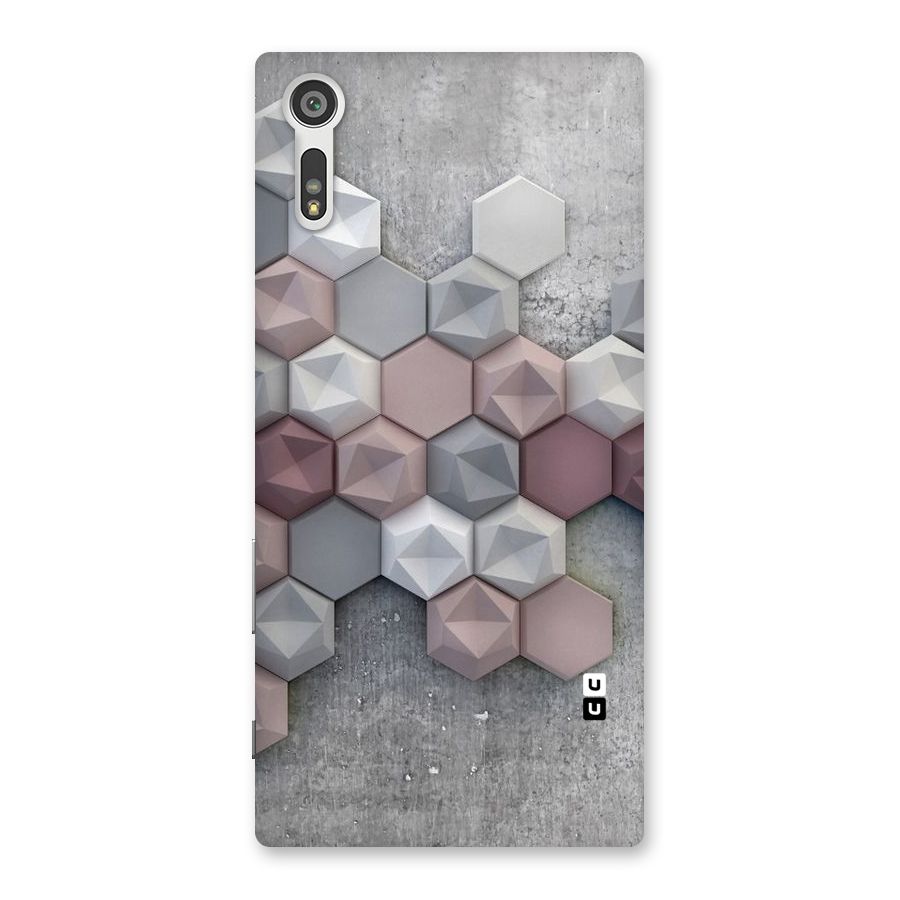 Cute Hexagonal Pattern Back Case for Xperia XZ
