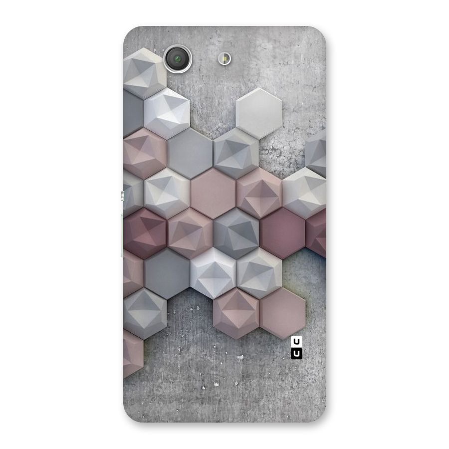 Cute Hexagonal Pattern Back Case for Xperia Z3 Compact