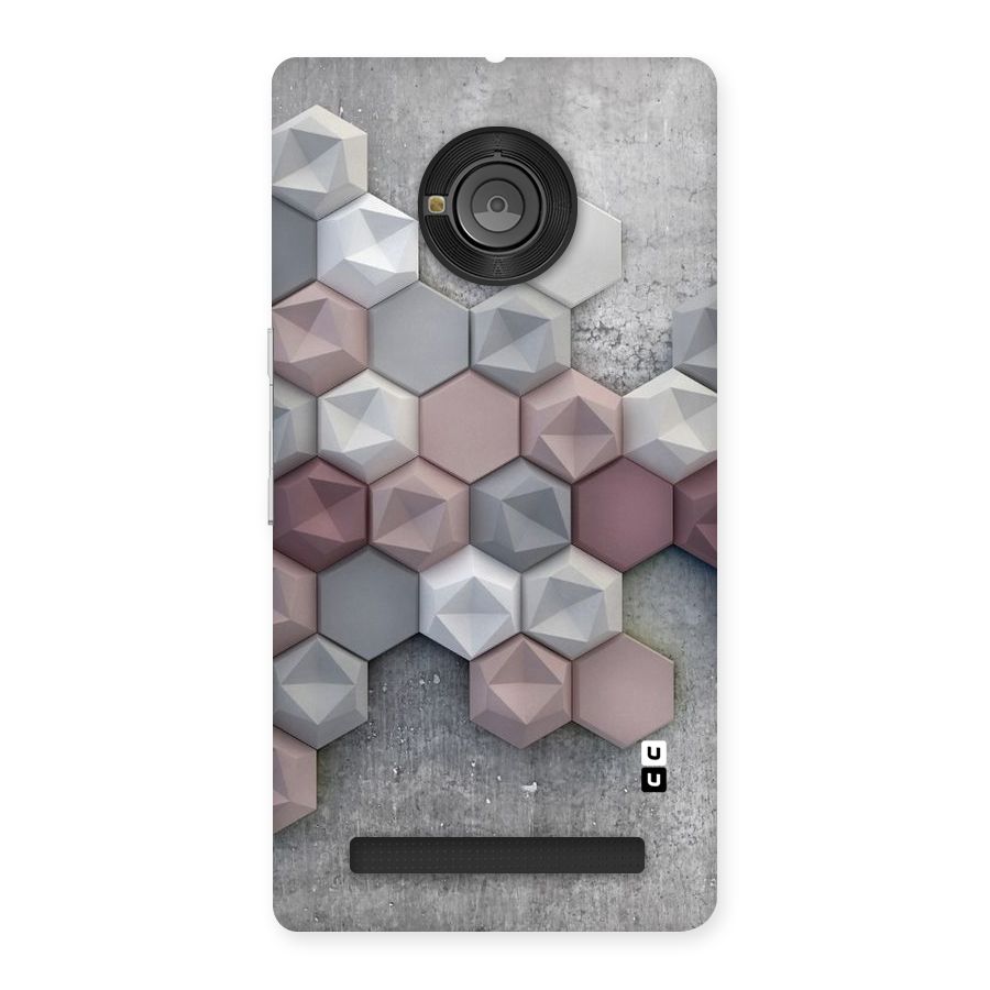 Cute Hexagonal Pattern Back Case for Yu Yunique