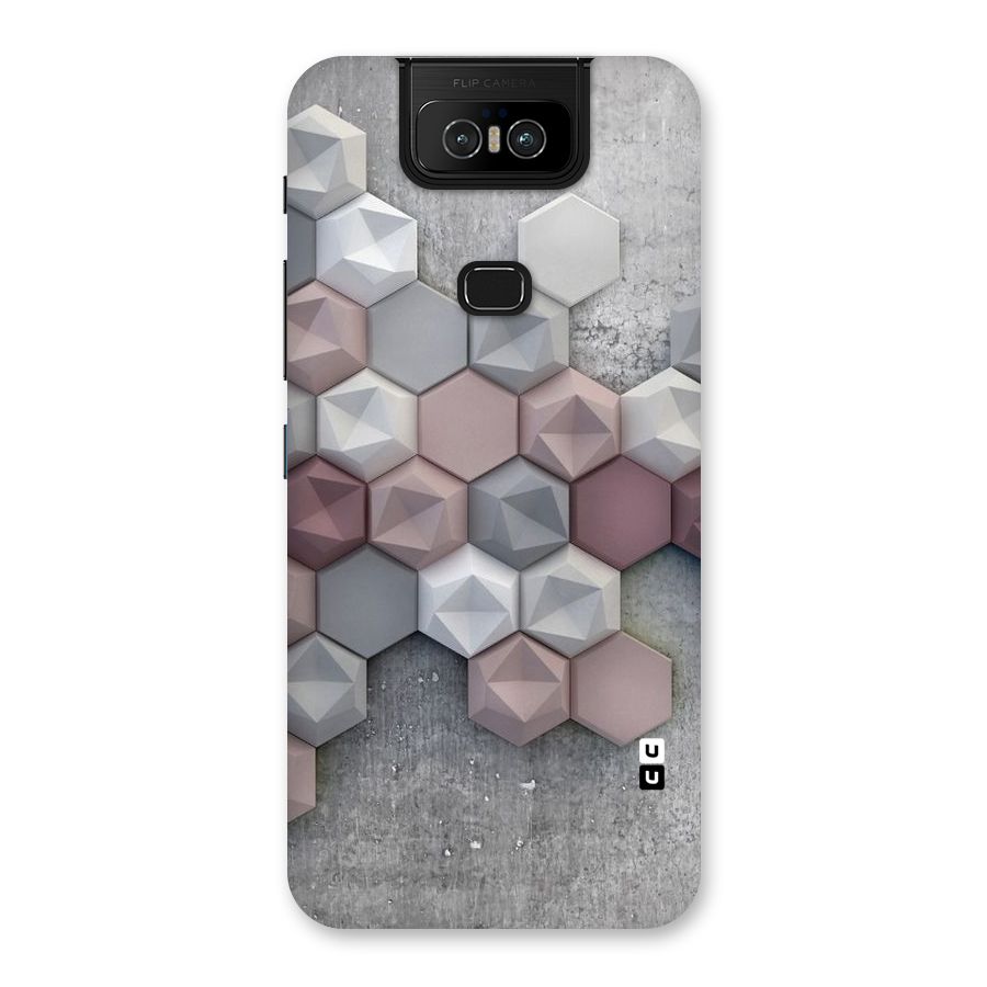 Cute Hexagonal Pattern Back Case for Zenfone 6z