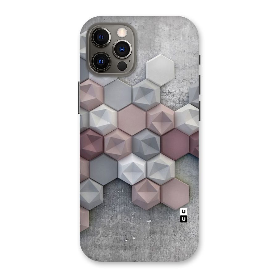 Cute Hexagonal Pattern Back Case for iPhone 12 Pro