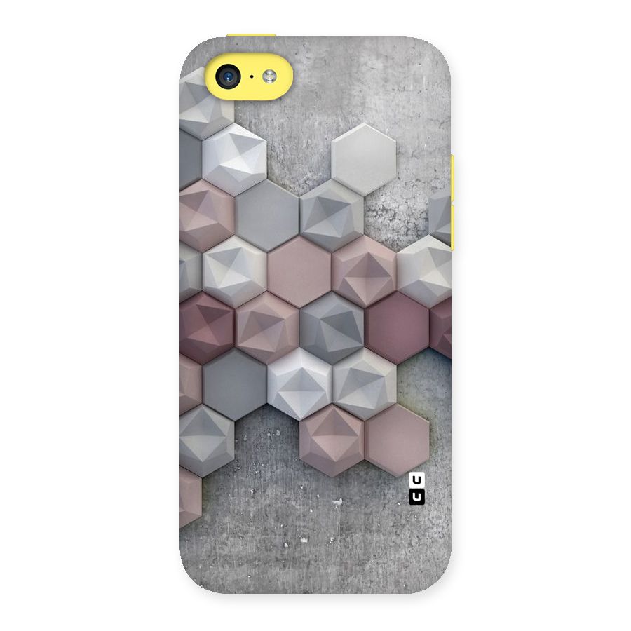 Cute Hexagonal Pattern Back Case for iPhone 5C
