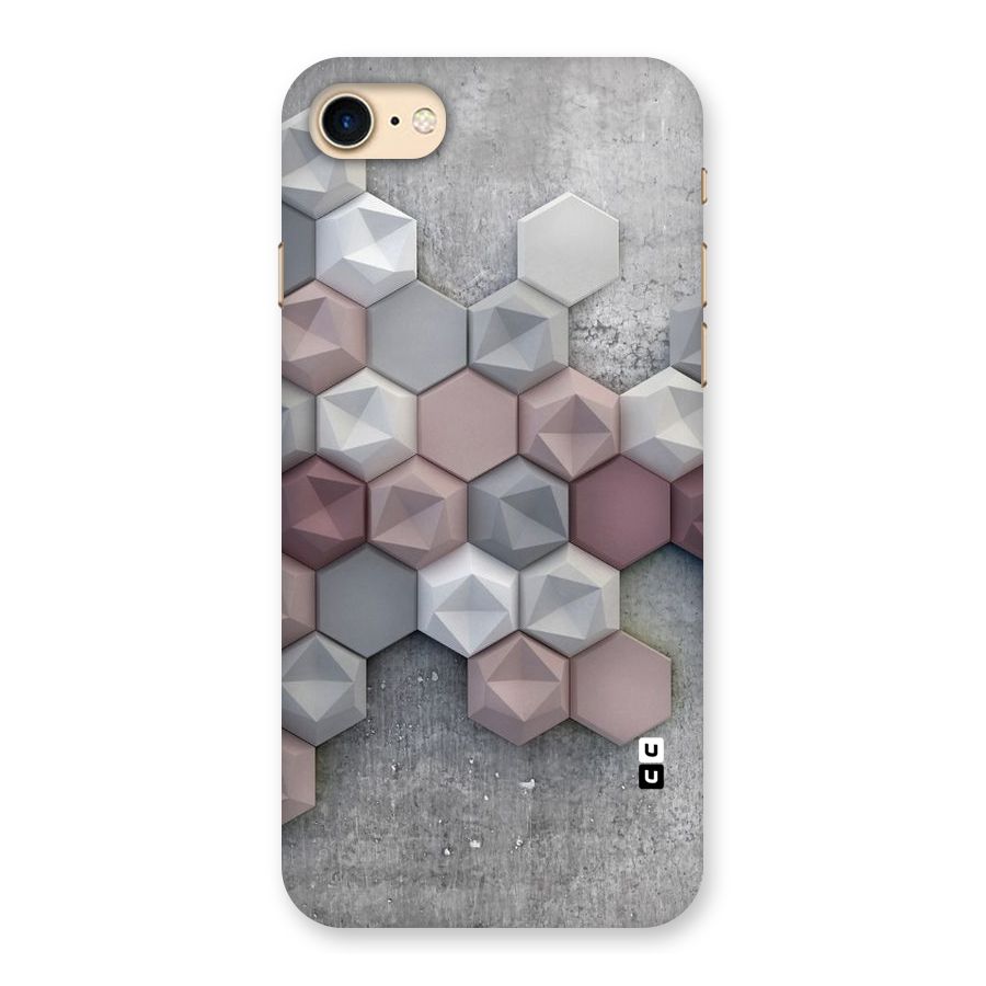 Cute Hexagonal Pattern Back Case for iPhone 7
