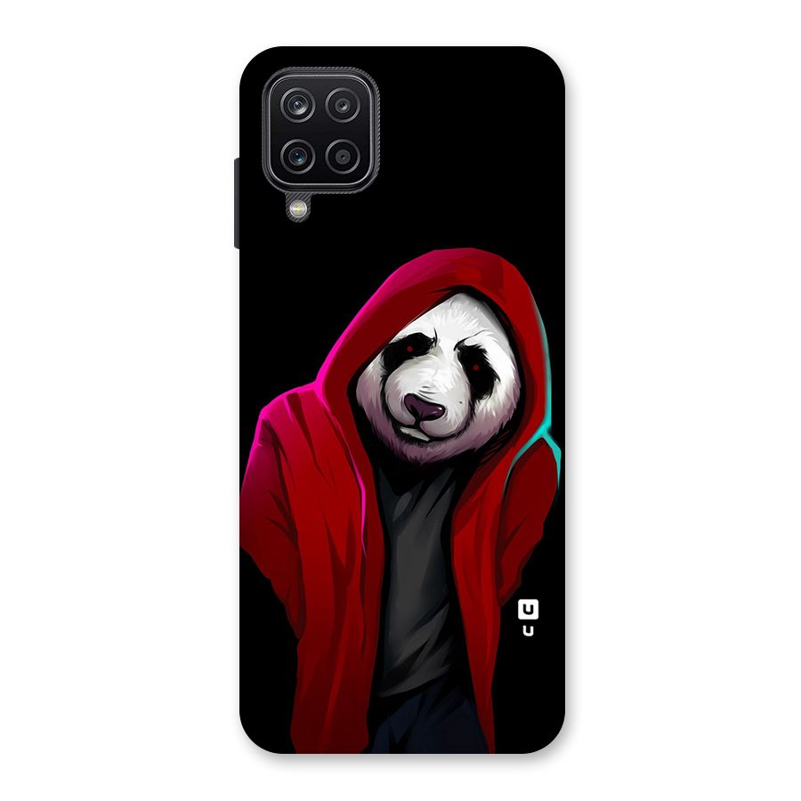 Cute Hoodie Panda Back Case for Galaxy A12