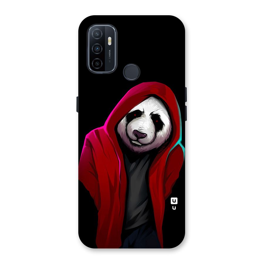 Cute Hoodie Panda Back Case for Oppo A32