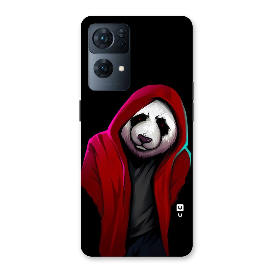Cute Hoodie Panda Back Case for Oppo Reno7 Pro 5G