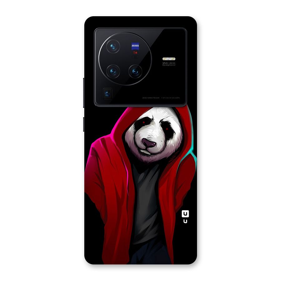 Cute Hoodie Panda Back Case for Vivo X80 Pro