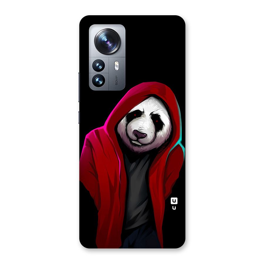 Cute Hoodie Panda Back Case for Xiaomi 12 Pro