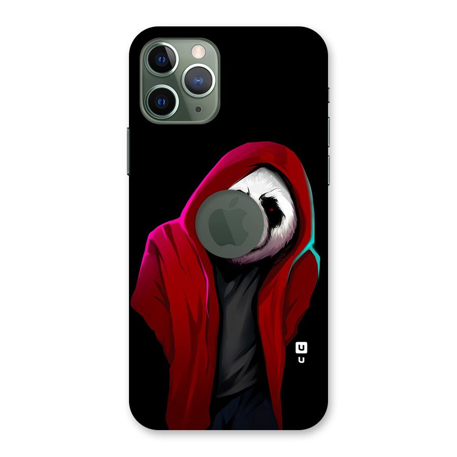 Cute Hoodie Panda Back Case for iPhone 11 Pro Logo  Cut
