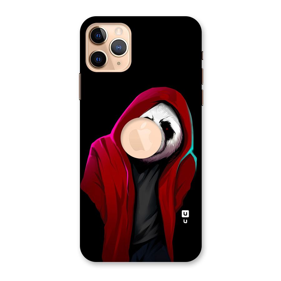 Cute Hoodie Panda Back Case for iPhone 11 Pro Max Logo Cut