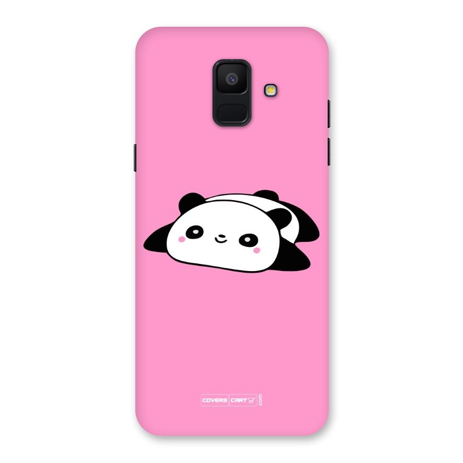 Cute Lazy Panda Back Case for Galaxy A6 (2018)
