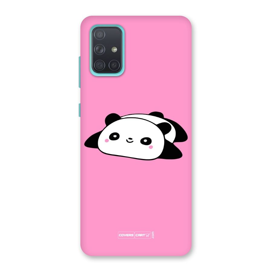 Cute Lazy Panda Back Case for Galaxy A71
