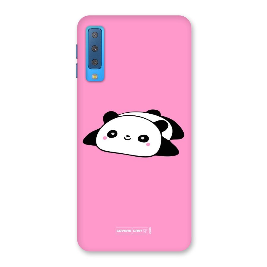 Cute Lazy Panda Back Case for Galaxy A7 (2018)