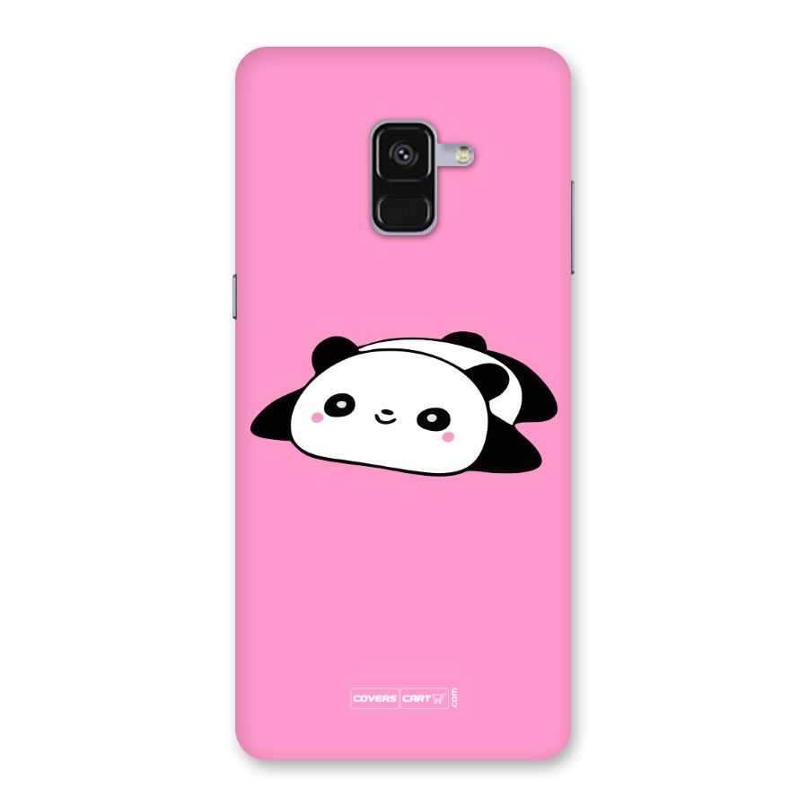 Cute Lazy Panda Back Case for Galaxy A8 Plus