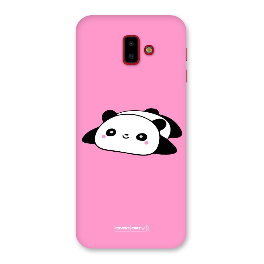 Cute Lazy Panda Back Case for Galaxy J6 Plus