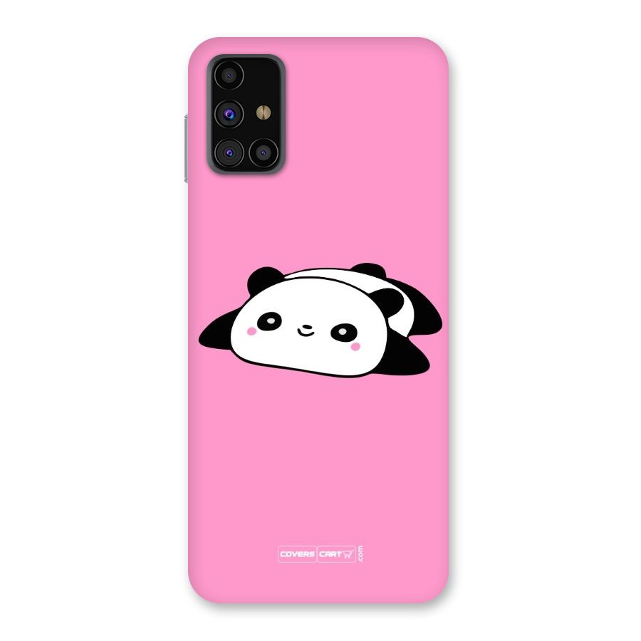 Cute Lazy Panda Back Case for Galaxy M31s