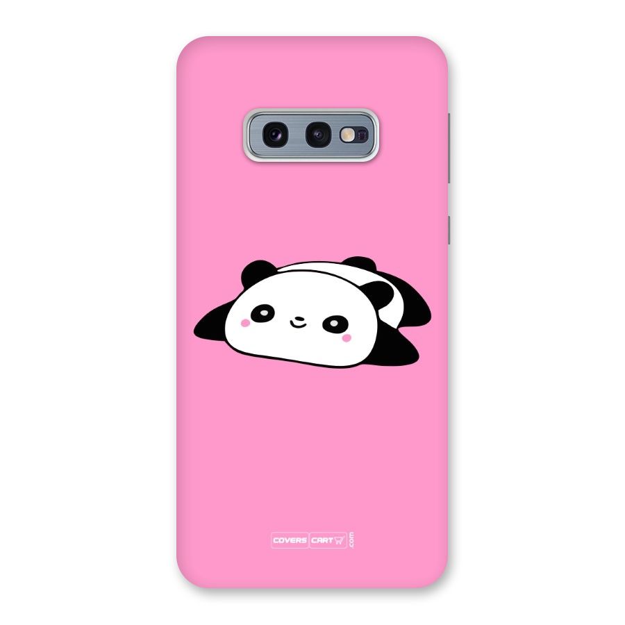 Cute Lazy Panda Back Case for Galaxy S10e