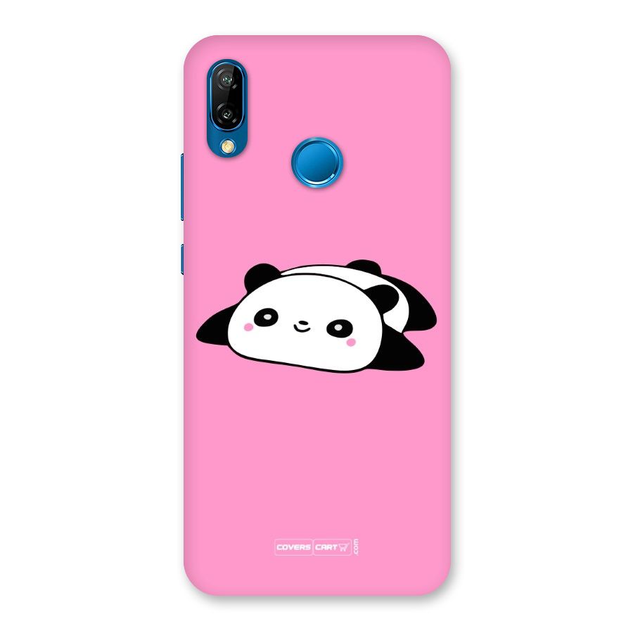 Cute Lazy Panda Back Case for Huawei P20 Lite